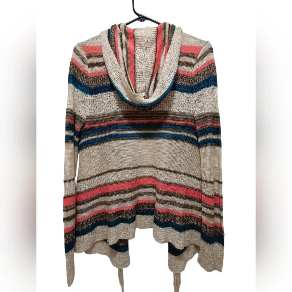Full Tilt Multicolor Striped Cardigan